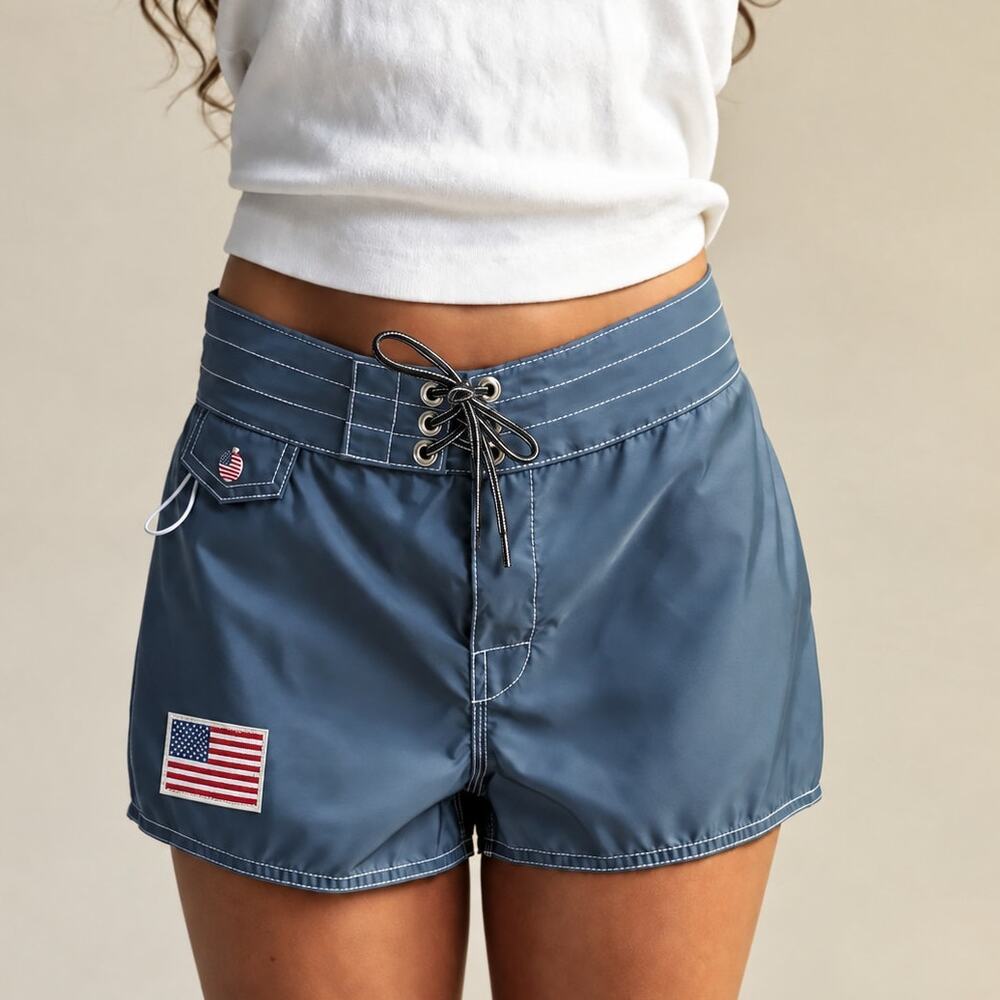 Birdwell Special American Flag Edition 400 Boardshorts Women's Sz. 6
